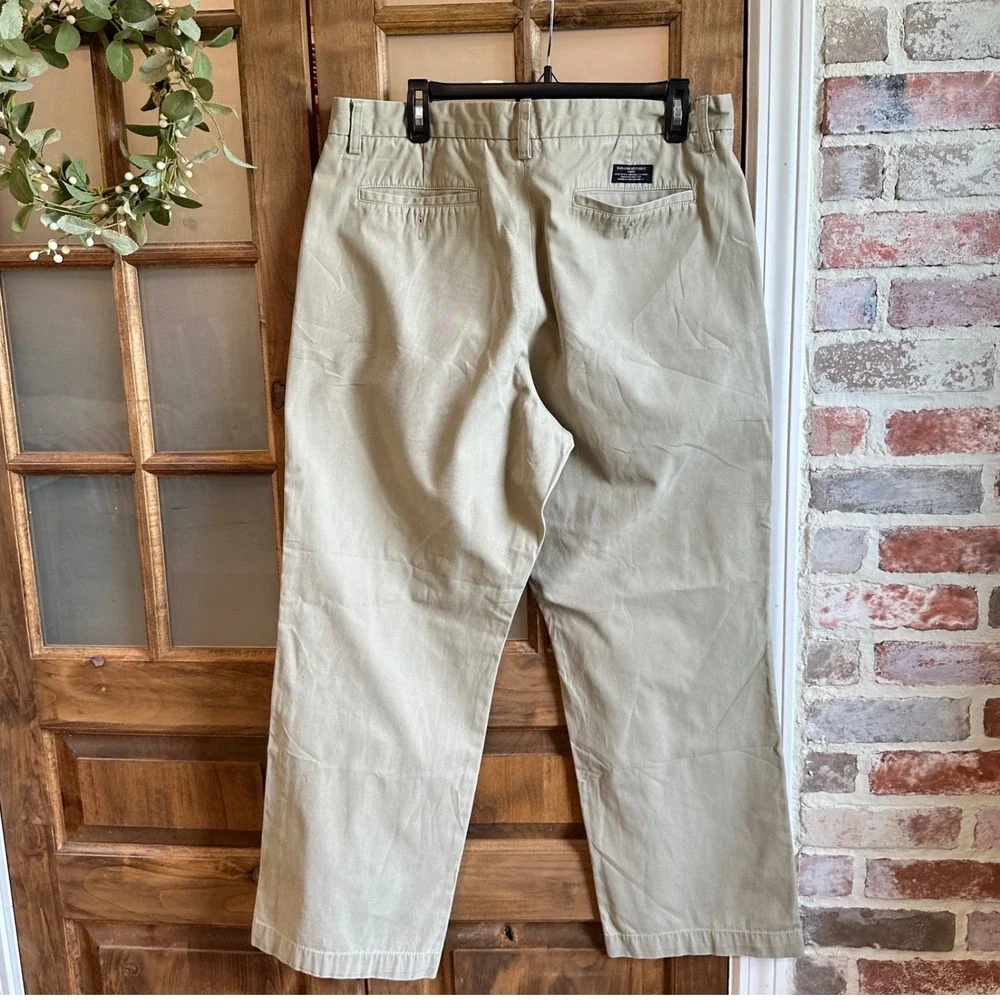 Banana Republic‎ Dawson Chino Pants Mens 36x29 British Khaki Cotton Casual